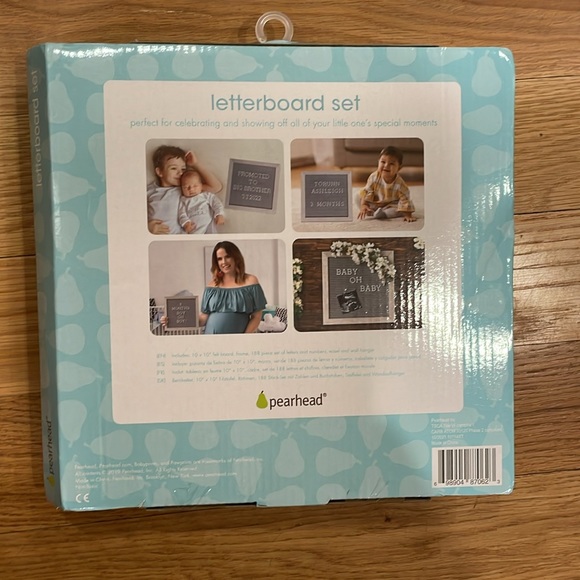 Letterboard Set by Pearhead Live Show Host Tool Baby Pictures Home Decor New - Picture 2 of 3